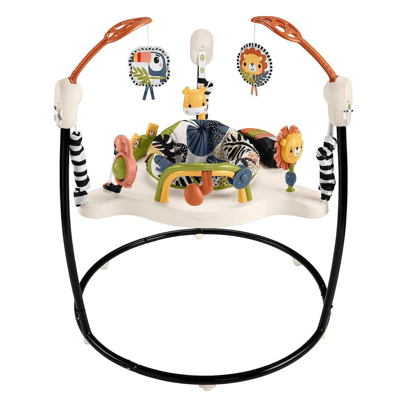 Fisher-Price Palm Paradise Jumperoo Baby Activity Center with Lights & Music