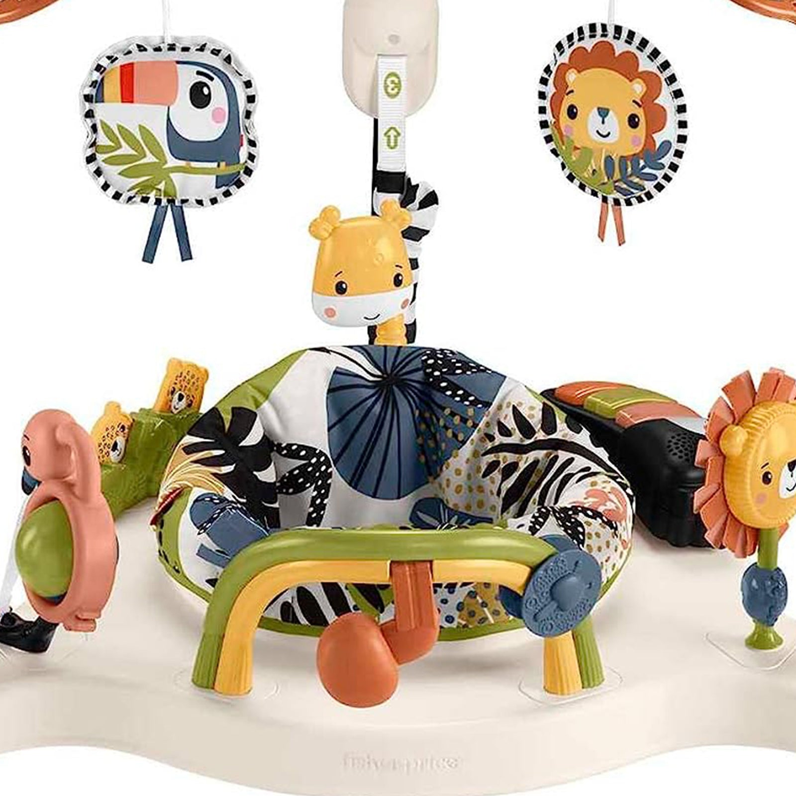 Fisher-Price Palm Paradise Jumperoo Baby Activity Center with Lights & Music - VMInnovations