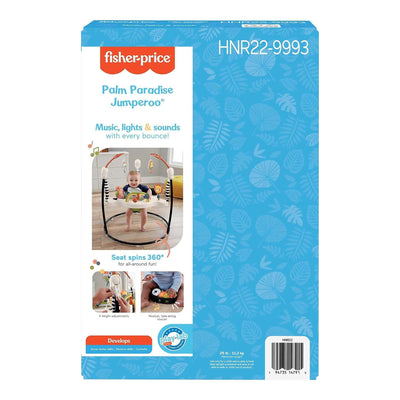 Fisher-Price Palm Paradise Jumperoo Baby Activity Center with Lights & Music - VMInnovations
