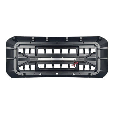AMERICAN MODIFIED Armor Grille w/Off Road Lights,11-16 Ford Super Duty(Open Box)