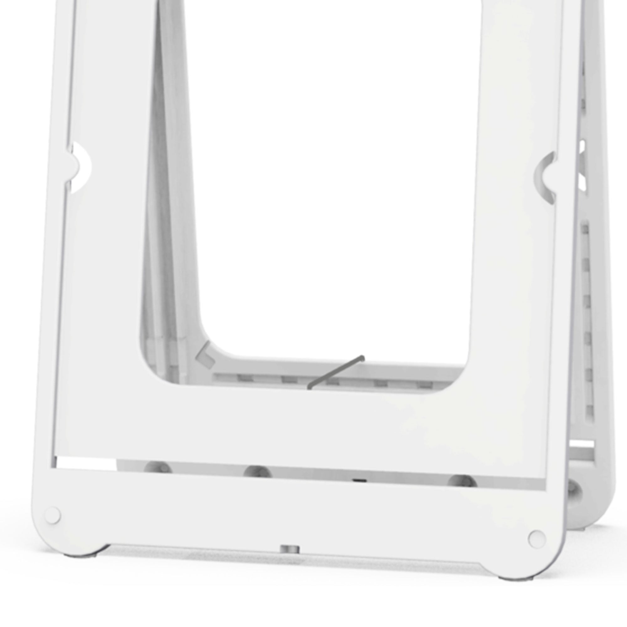 Plasticade 1225W SimpoSign II Outdoor Plastic Sign Frame with Handle, White - VMInnovations