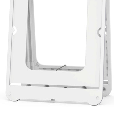 Plasticade 1225W SimpoSign II Outdoor Plastic Sign Frame with Handle, White - VMInnovations