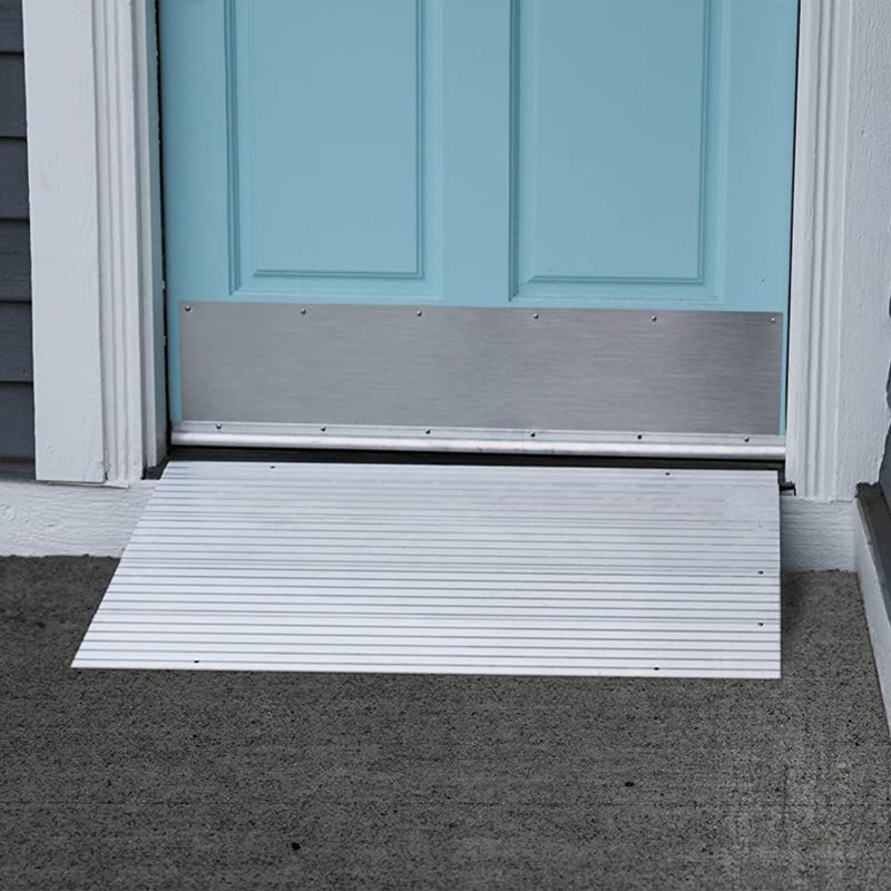 EZ-ACCESS TRANSITIONS 6” Portable Self Supporting Aluminum Modular Entry Ramp