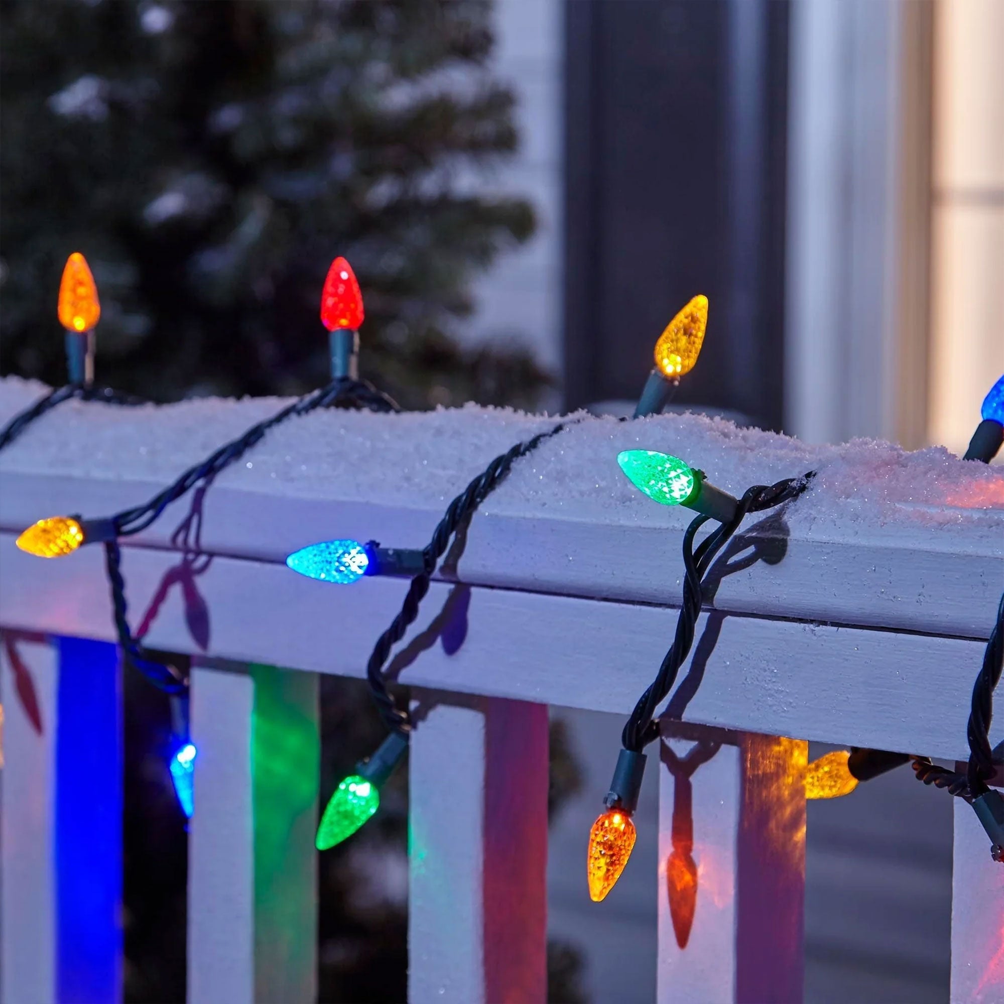 NOMA Quick Clip 100 LED C9 Light Set for Indoor and Outdoor Use, Multicolor - VMInnovations