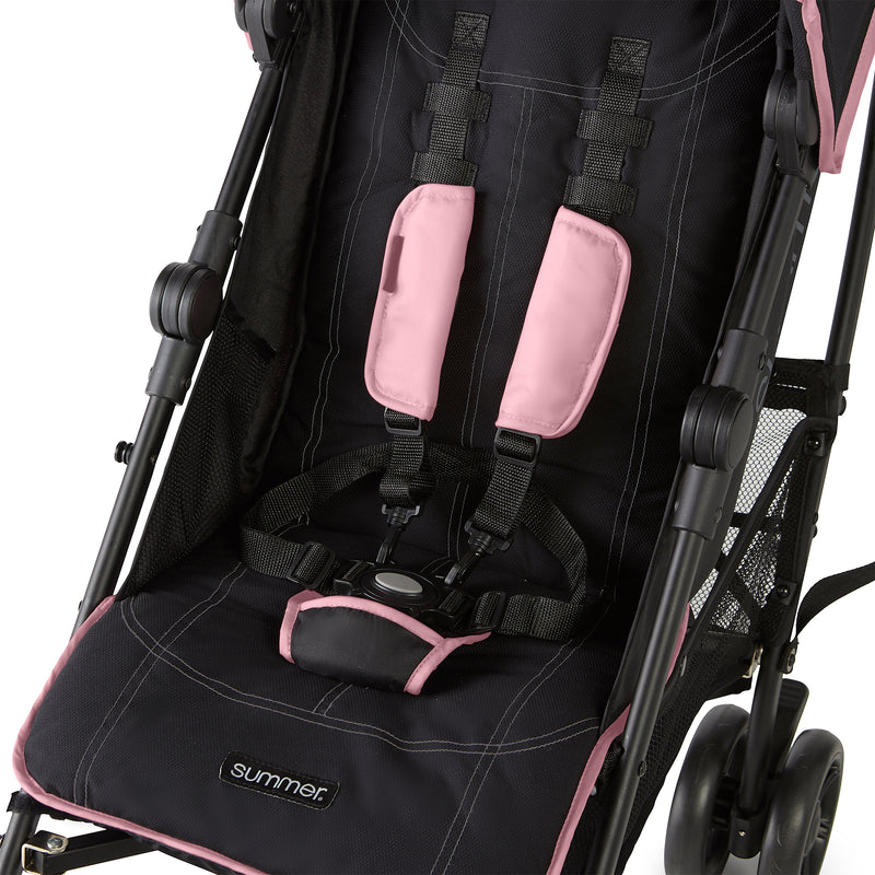 Summer Infant 3Dlite+ Convenience One-Hand Adjustable Stroller Pink/Black