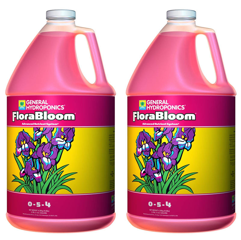 GENERAL HYDROPONICS (2) Gallons of FloraBloom Liquid Plant Grow Formula | GH1433