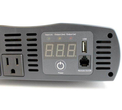 Cobra CPI1575 1500 Watt 3 Outlets DC to AC Car Power Inverter w/ Remote Control