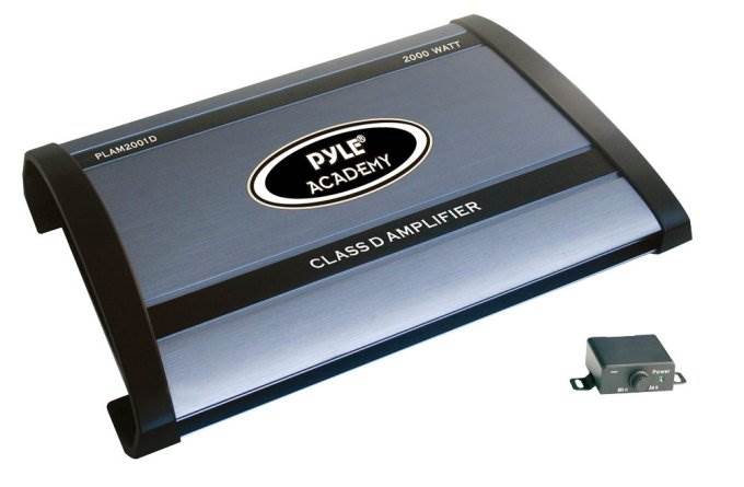 New Pyle PLAM2001D 2000 Watt MONO Class D Car Audio Power Amplifier Amp + Remote