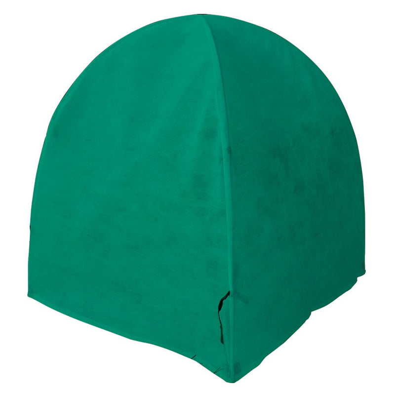 NuVue 28 In All Season Plant Shrub Frost Protection Cover, Garden Green (2 Pack)