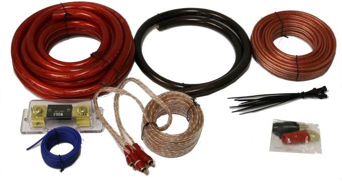 2) Q-Power 1/0 Gauge 3000W Car Amplifier Wiring Installation Kits Amp/Wire + RCA