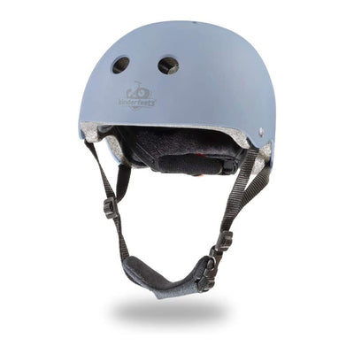 Kinderfeets Adjustable Kids Helmet Bundle with Balance Bike Tricycle, Slate Blue
