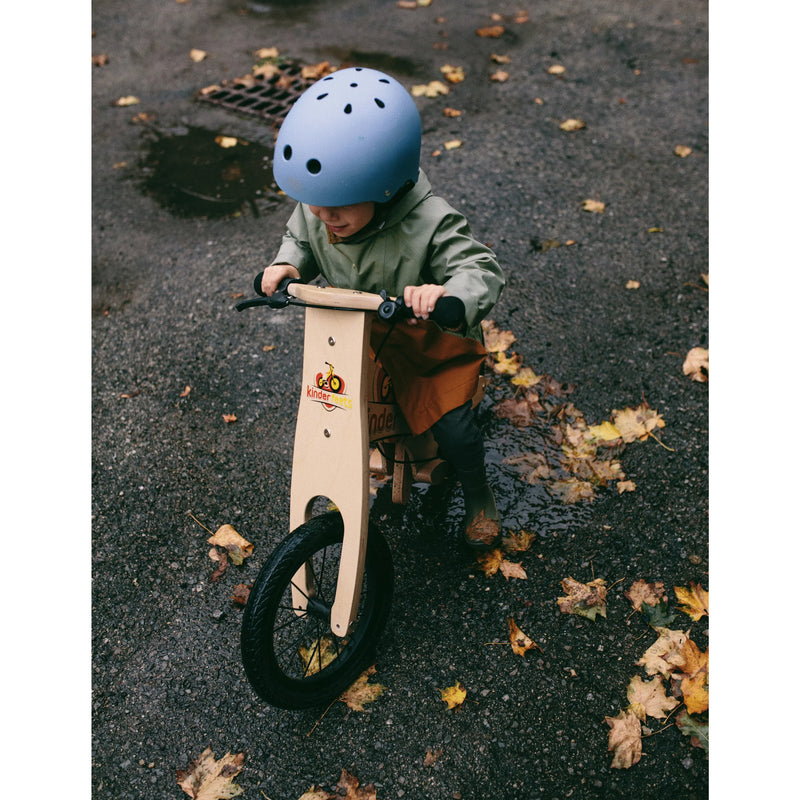 Kinderfeets Slate Blue Toddler Kids Helmet Bundle with Balance Bike Tricycle