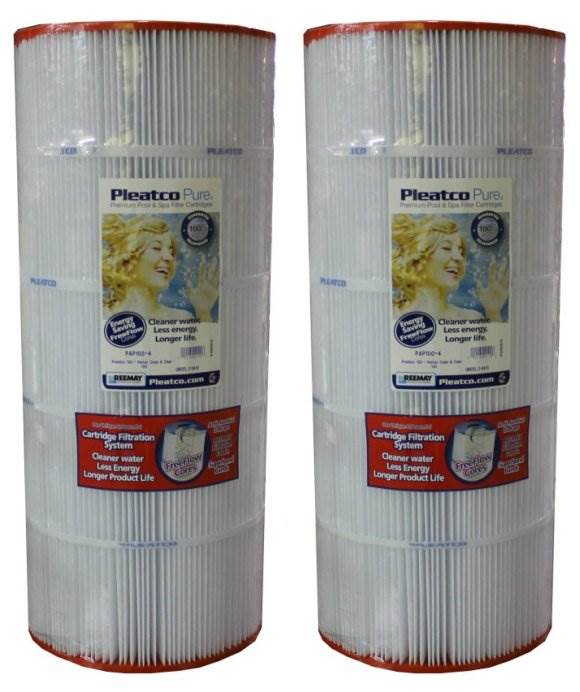 2) New PLEATCO PAP100-4 Pool/Spa Filter Cartridge C-9410 Clean & Clear FC-0686
