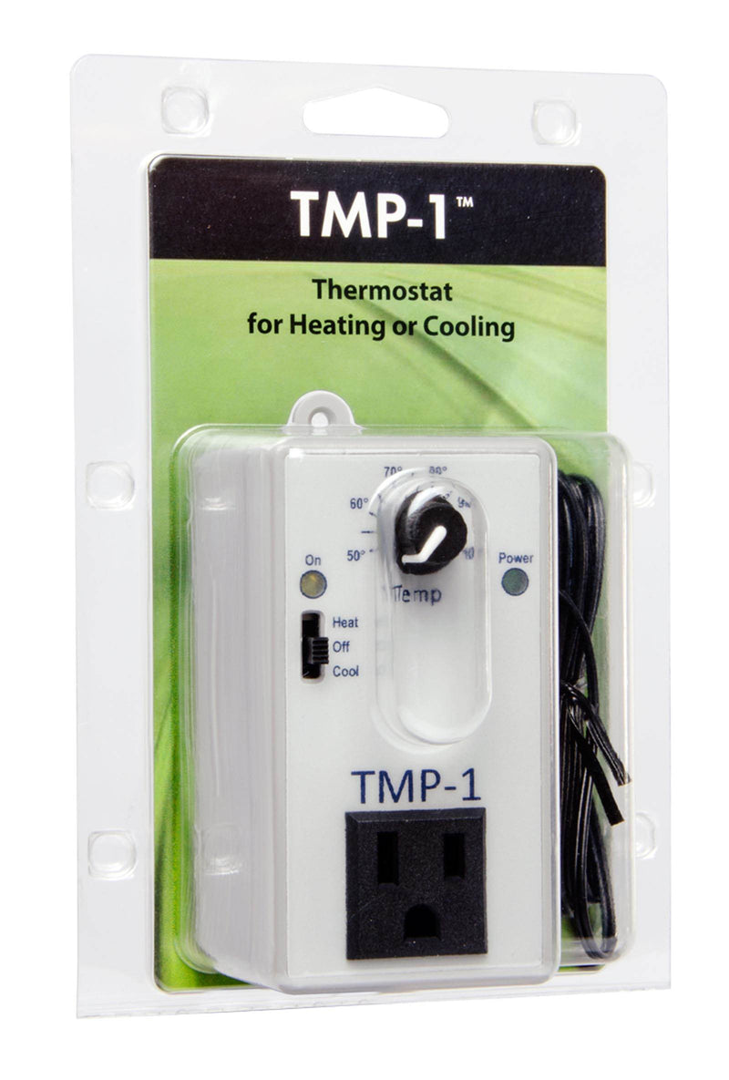 Hydrofarm TMP1 Heating and Cooling Hydroponic Indoor Garden Thermostat
