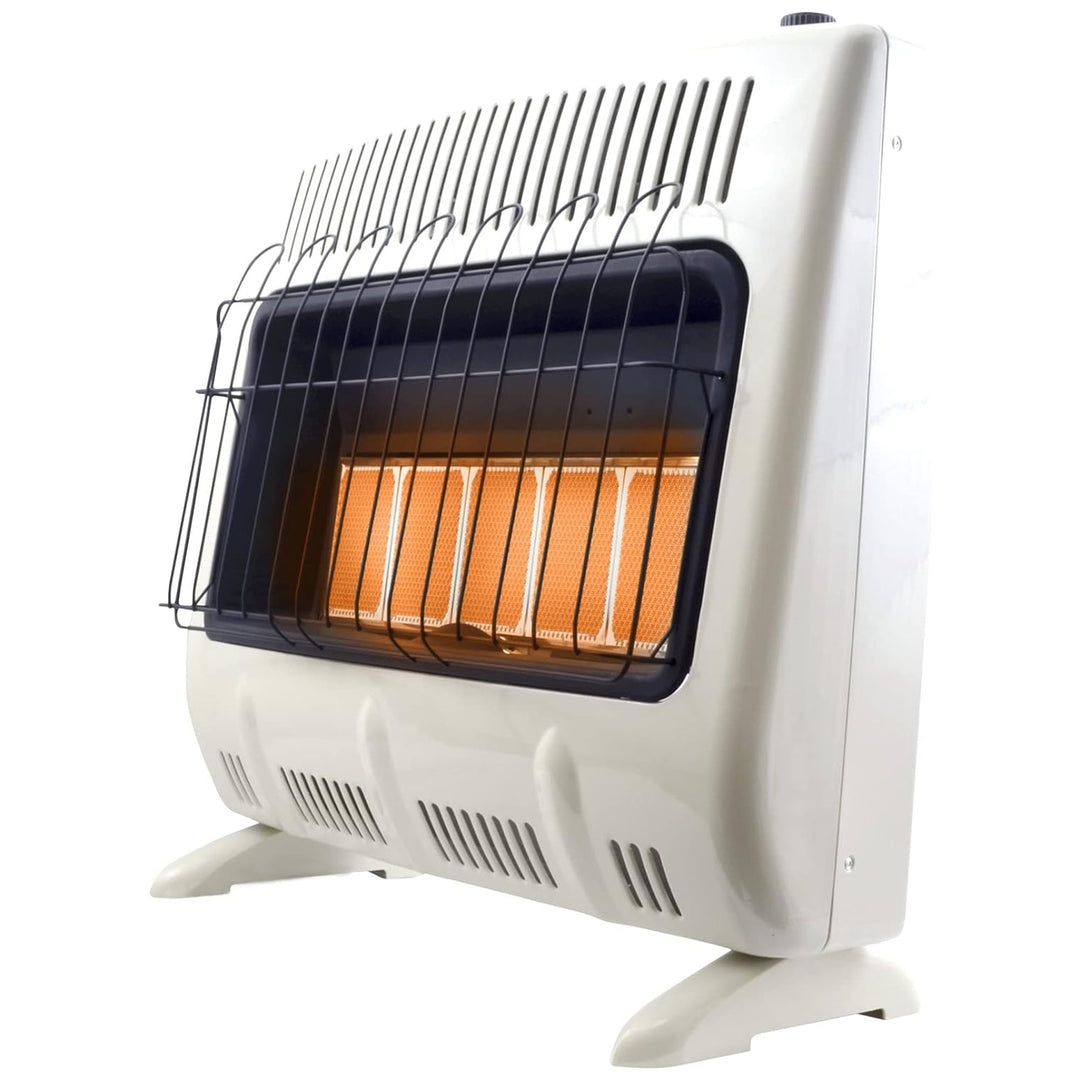 Mr. Heater 30,000 BTU Vent Free Radiant Dual Fuel Heater with Thermostat Control - VMInnovations