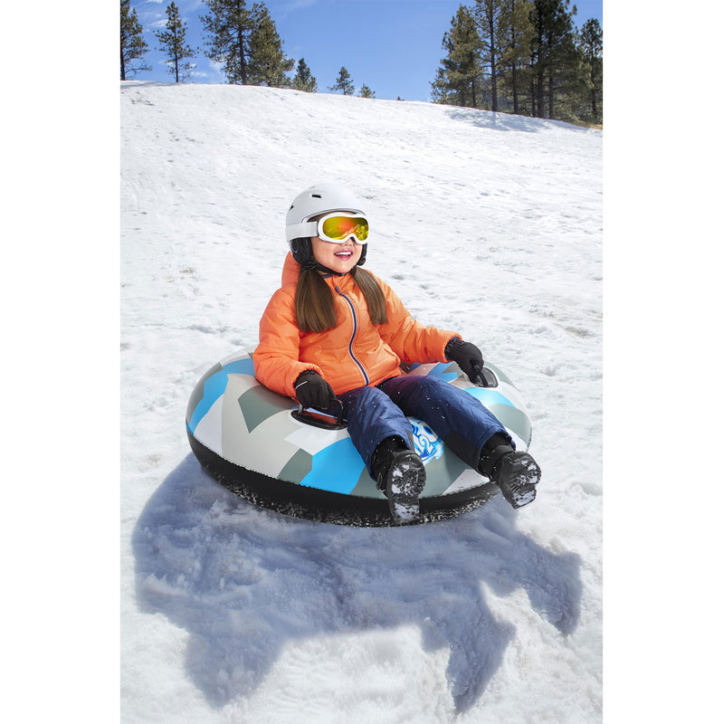H2OGO Inflatable Winter Ice Mania 36 Inch Kids Snow Sled Tube for Ages 6 and Up