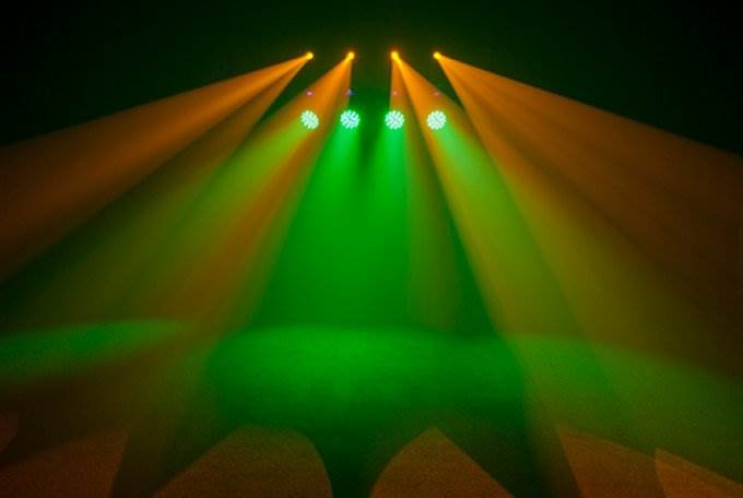 (2) CHAUVET 4BAR FLEX LED DMX Mountable Sound Activated DJ Novelty Light Systems