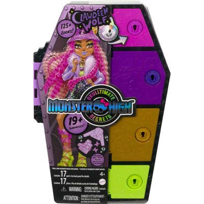Monster High Skulltimate Secrets Clawdeen Wolf Doll And Fashion Set With Locker
