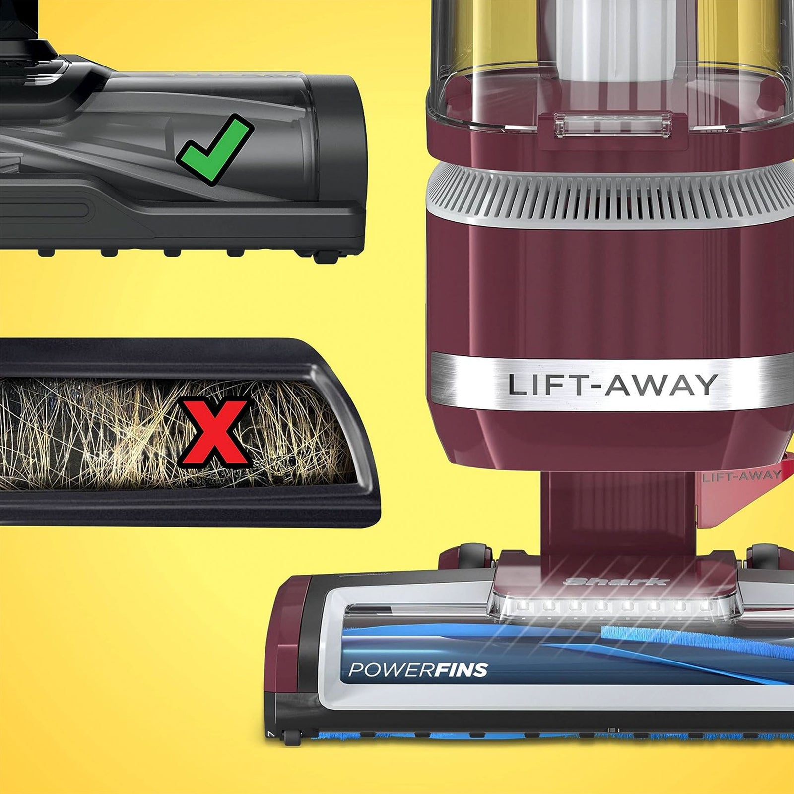 Shark Navigator Lift Away ADV Upright Vacuum, LA401, Red (Certified Refurbished) - VMInnovations
