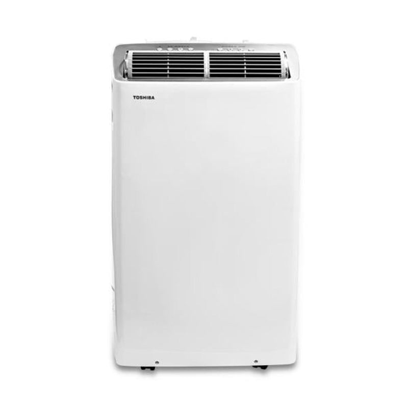 Toshiba Smart Inverter Portable Air Conditioner with Hose in Hose Design, White
