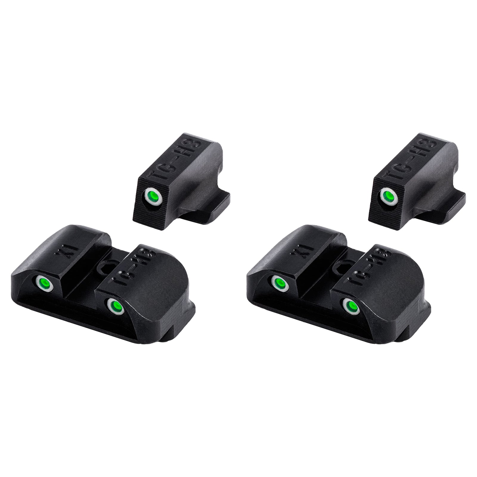 TruGlo Glow in the Dark Pistol Sight for Springfield XD, XDM, & XDS (2 Pack) - VMInnovations