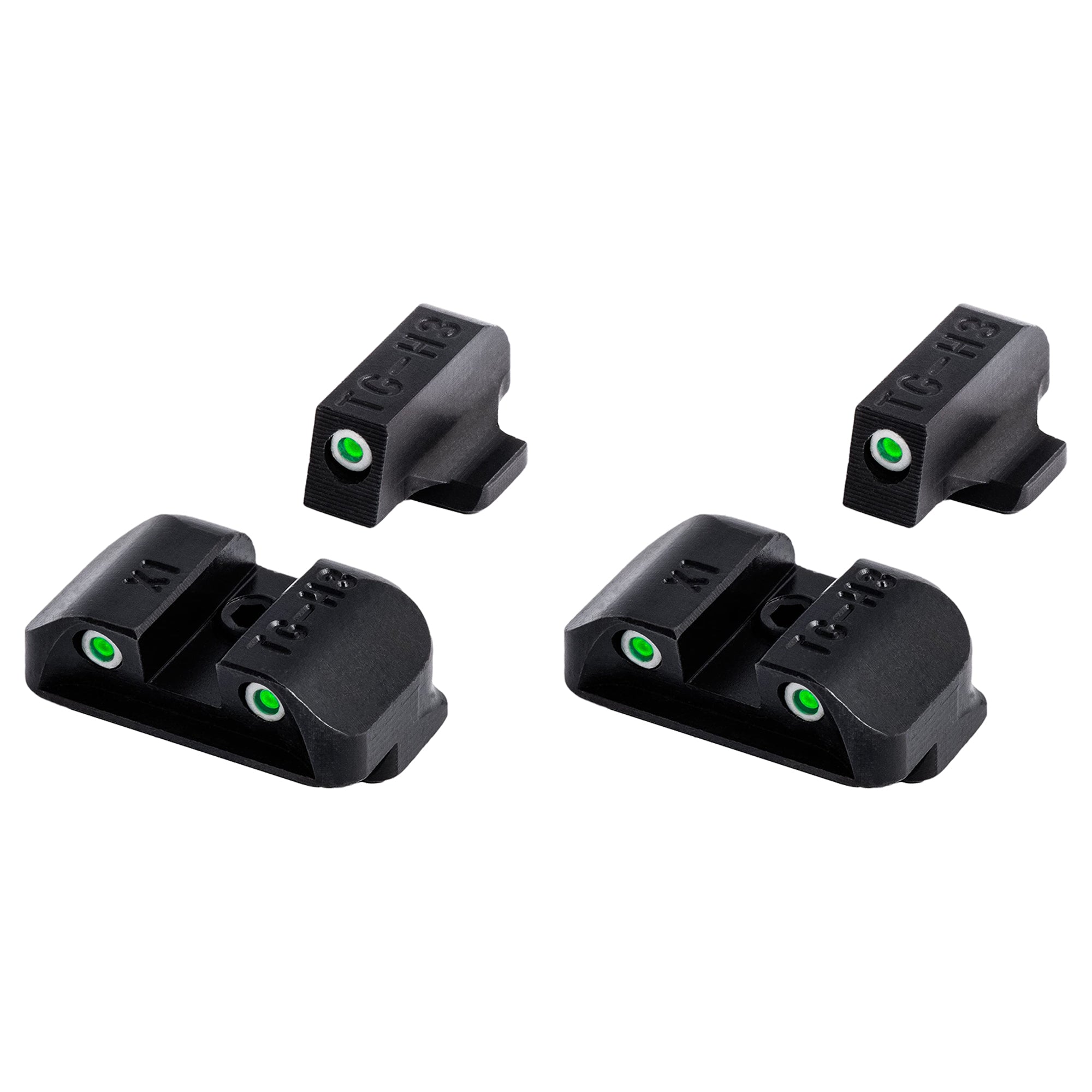 TruGlo Glow in the Dark Pistol Sight for Springfield XD, XDM, & XDS (2 Pack) - VMInnovations