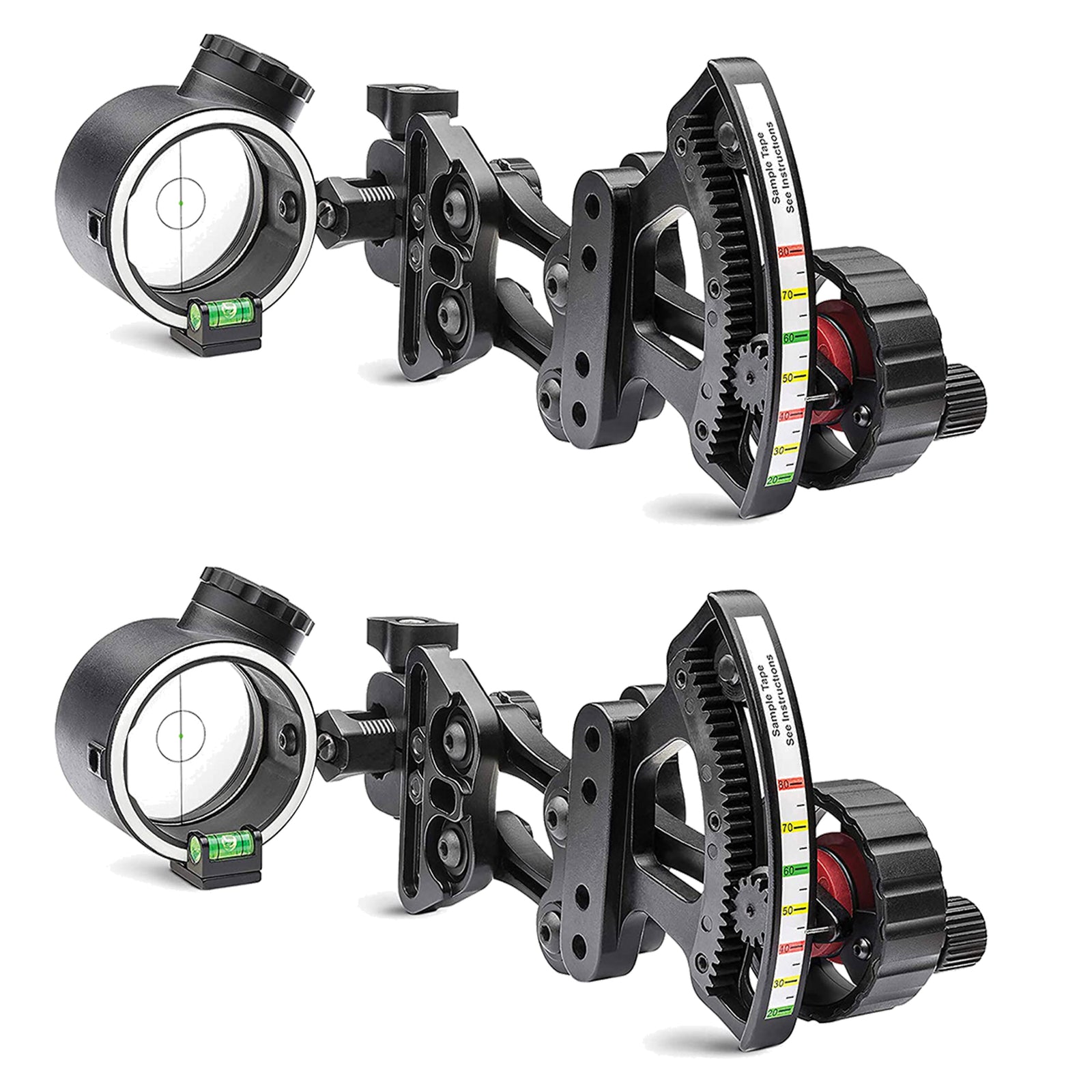 TruGlo Pro Power Dot Illuminated Adjustable Range Rover LED Bow Sight (2 Pack) - VMInnovations