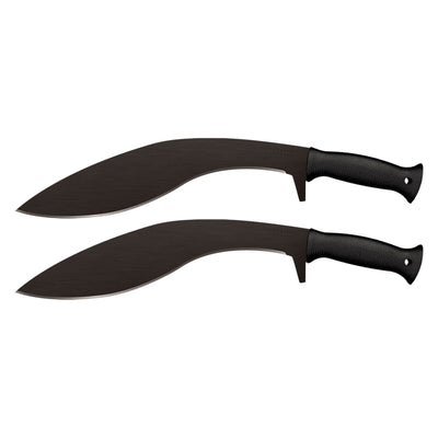 Cold Steel Kukri Plus 18 Inch Survival Hunting Machete with Sheath (2 Pack)