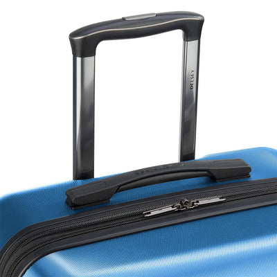 DELSEY Paris Comete 2.0 Expandable Rolling Carry On Luggage Suitcase, Steel Blue