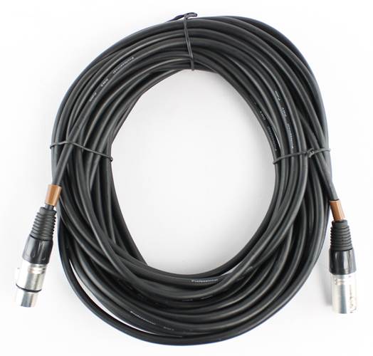 (2) CHAUVET LIGHTING 50 FT 3 Pin Male to Female DMX Connector Cables - DMX3P50FT