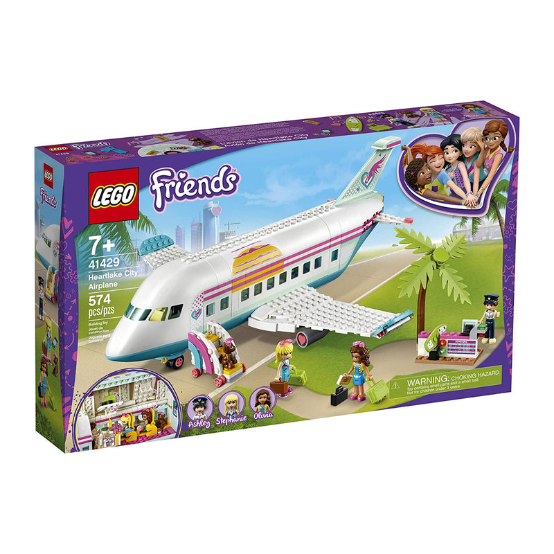 LEGO Friends Heartlake City Airplane Block Building Set for Kids (Open Box)