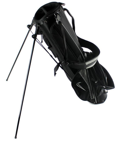 NEW! Nike Golf Adult Sunday Carry & Stand Golf Bag w/ Straps – Black (Open Box)