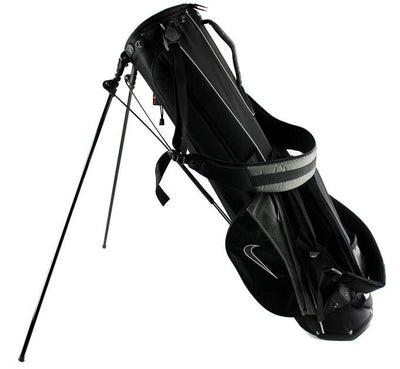 NEW! Nike Golf Adult Sunday Carry & Stand Golf Bag w/ Straps – Black (Open Box)