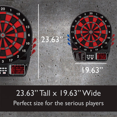 Viper 797 Electronic Soft Tip Dartboard Cabinet Set with Darts for Game Room