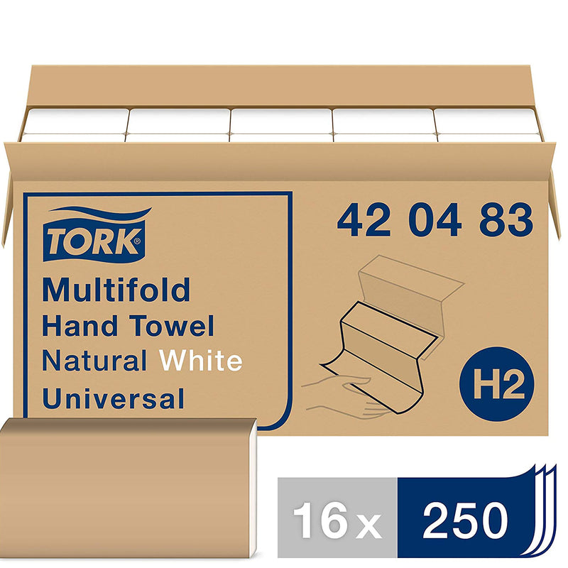 Tork Universal 250 Count Multifold 1 Ply Extra Soft Hand Towel Refill (16 Pack)