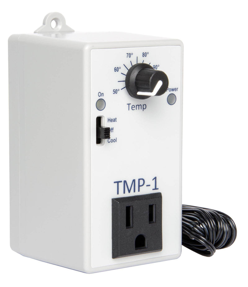 (2) C.A.P. TMP-1 Cooling Hydroponic Garden Thermostat Temperature Controllers
