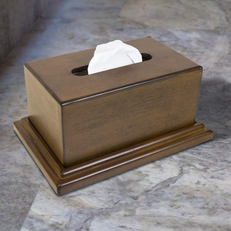 American Furniture Classics Wood Tissue Box Hidden Gun Compartment (Open Box)
