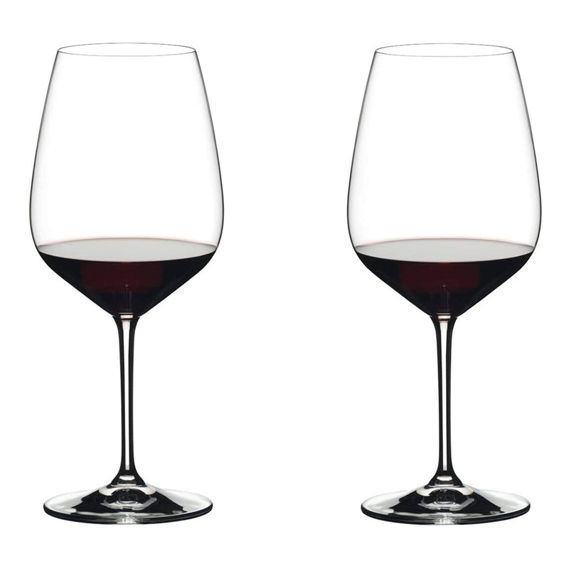 Riedel 28.22 oz Cabernet Clear Crystal Red Wine Glass Set (2 Pack) (Open Box)