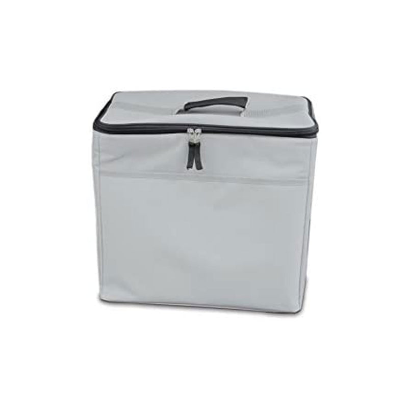 Homz Insulated 3 Section Trunk Organizer Storage Box with Cooler Bag, Gray/Black