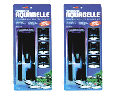 2 02089 AquaBelle Mini-Belle Fountain Head Kits for 80-190 GPH Pumps