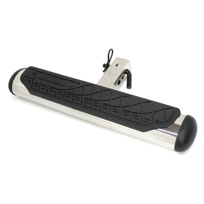 Go Rhino 460PS 24" Stainless Steel Oval Tow Hitch Step Bar for 2" Receivers
