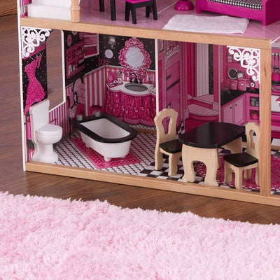 KidKraft Wooden Amelia Pretend Play Dollhouse with Furniture for Ages 3+ | 65093