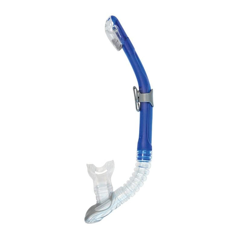 HEAD 481219BL HS Marlin Dry Underwater Diving Swimming Snorkel Mouthpiece, Blue