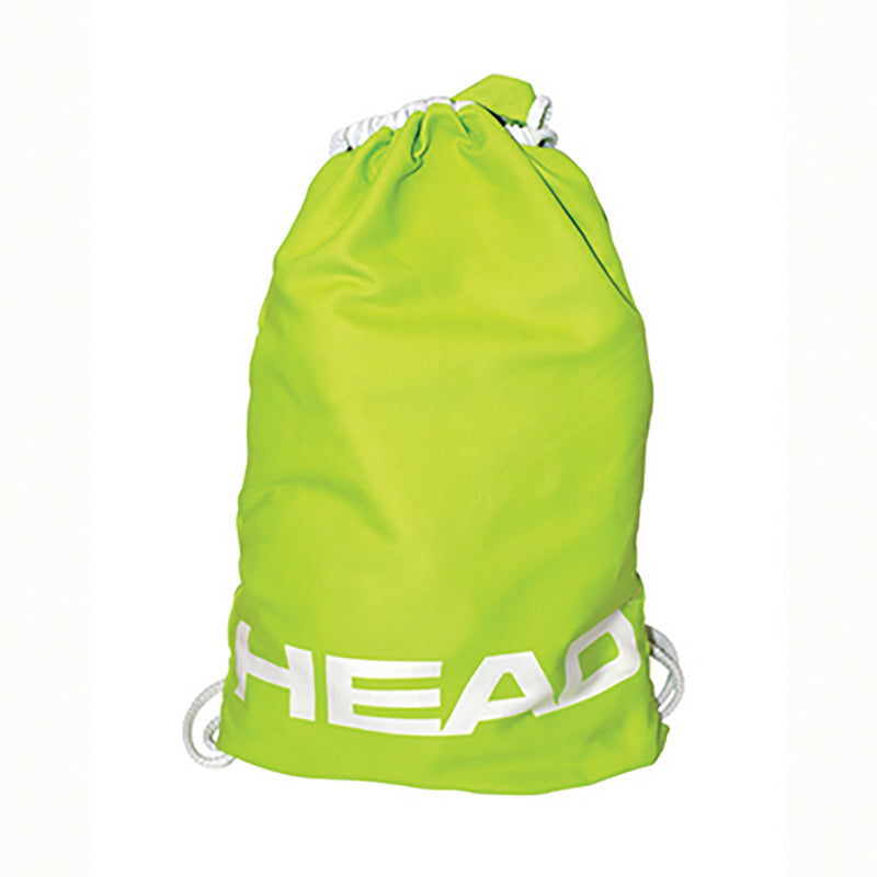 HEAD Adventure 2-in-1 Lightweight Storage Travel Backpack Towel Bag, Lime Green