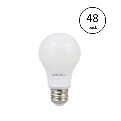 Sylvania Ultra A19 40W 120V E26 Dimmable Daylight 5000K LED Light Bulb (48 Pack)