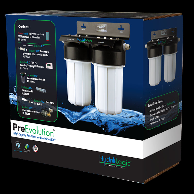 HydroLogic Evolution Reverse Osmosis Water Filter System High Capacity PreFilter