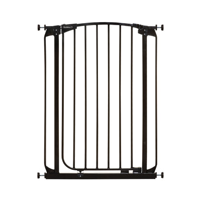 Bindaboo B1122 Zoe 28 to 32IN Extra Tall Auto-Close Baby Pet Safety Gate, Black