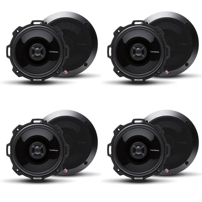 Rockford Fosgate Punch P152 80W Max 5.25" 2 Way Car Speakers, Pair (4 Pack)
