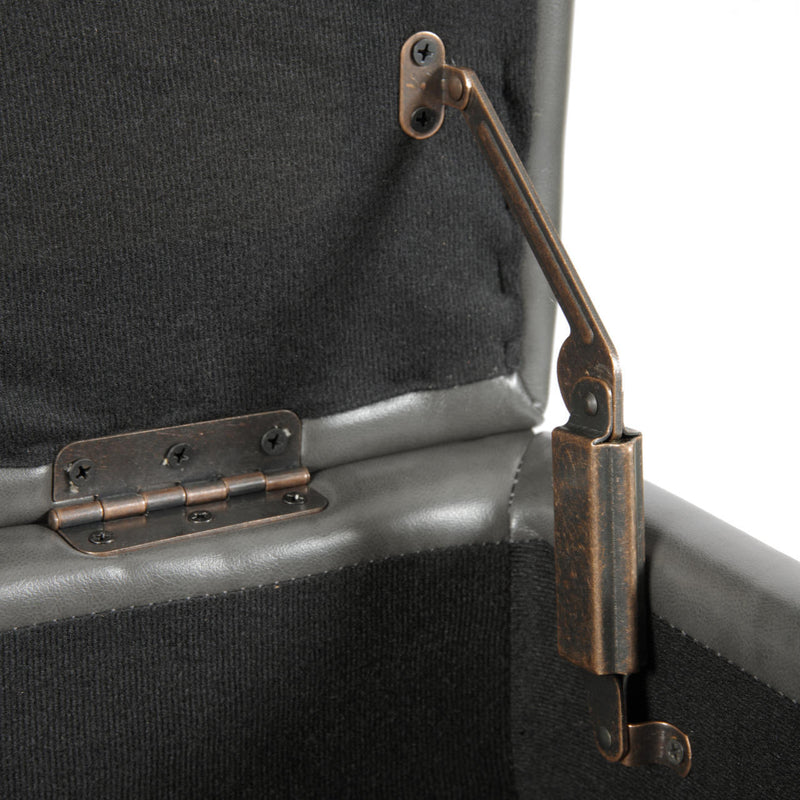 American Furniture Classics 501 Gun Concealment Storage Bench, Gunmetal Gray