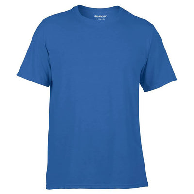 Gildan Classic Fit Mens Medium Adult Performance Short Sleeve T-Shirt Royal Blue